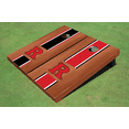 thumbnail image 1 of Rutgers University Rosewood Alternating Long Stripe Cornhole Boards, 1 of 1