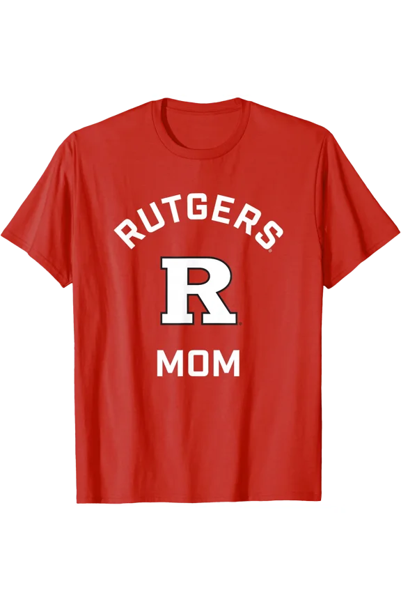 Rutgers University Scarlet Knights Arched Mom T-Shirt
