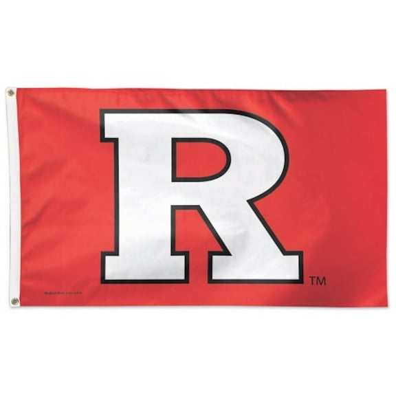 Rutgers University Scarlet Knights Deluxe Grommet Flag NCAA Licensed 3' x 5'