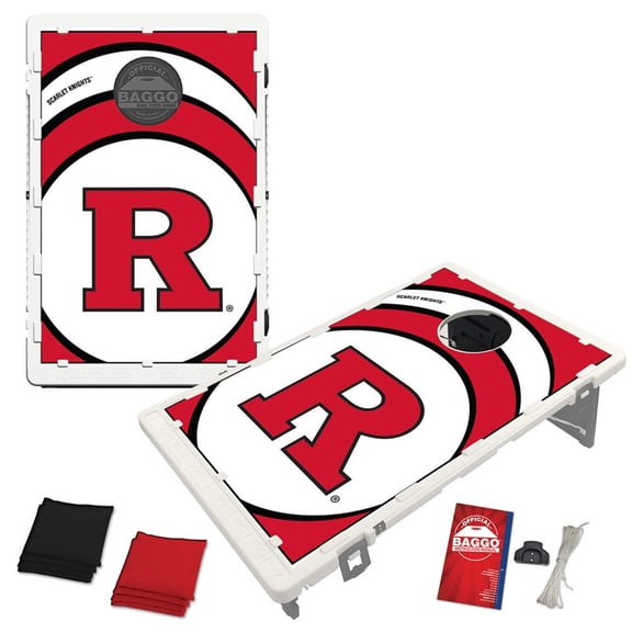 Rutgers University Vortex Baggo Bean Bag Toss Portable 2x3 Cornhole Game