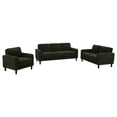 thumbnail image 1 of Ruth 3-piece Fabric Upholstered Track Arm Sofa Matcha Green, 1 of 18
