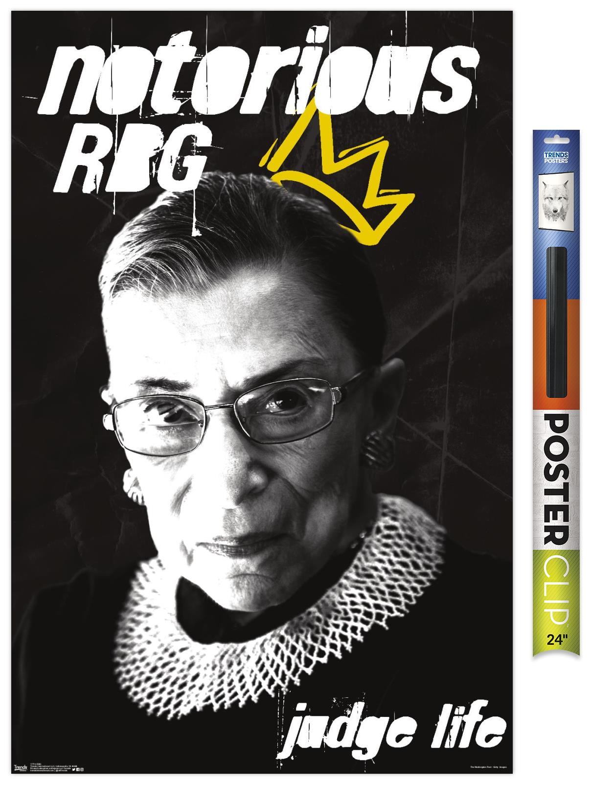 Ruth Bader Ginsburg (RBG) Wall Poster, 22.375" x 34"