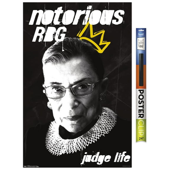 Ruth Bader Ginsburg (RBG) Wall Poster, 22.375" x 34"