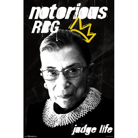 Ruth Bader Ginsburg (RBG) Wall Poster, 22.375" x 34"