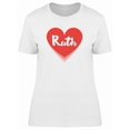 thumbnail image 1 of Ruth On Red Heart Tee Women's -Image by Shutterstock, 1 of 2