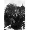 thumbnail image 1 of Ruth Roland Watching her Huge Necklace Black and White Photo Print (8 x 10), 1 of 1