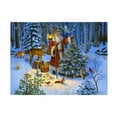 thumbnail image 1 of Ruth Sanderson 'Father Christmas And Friends' Canvas Art, 1 of 3