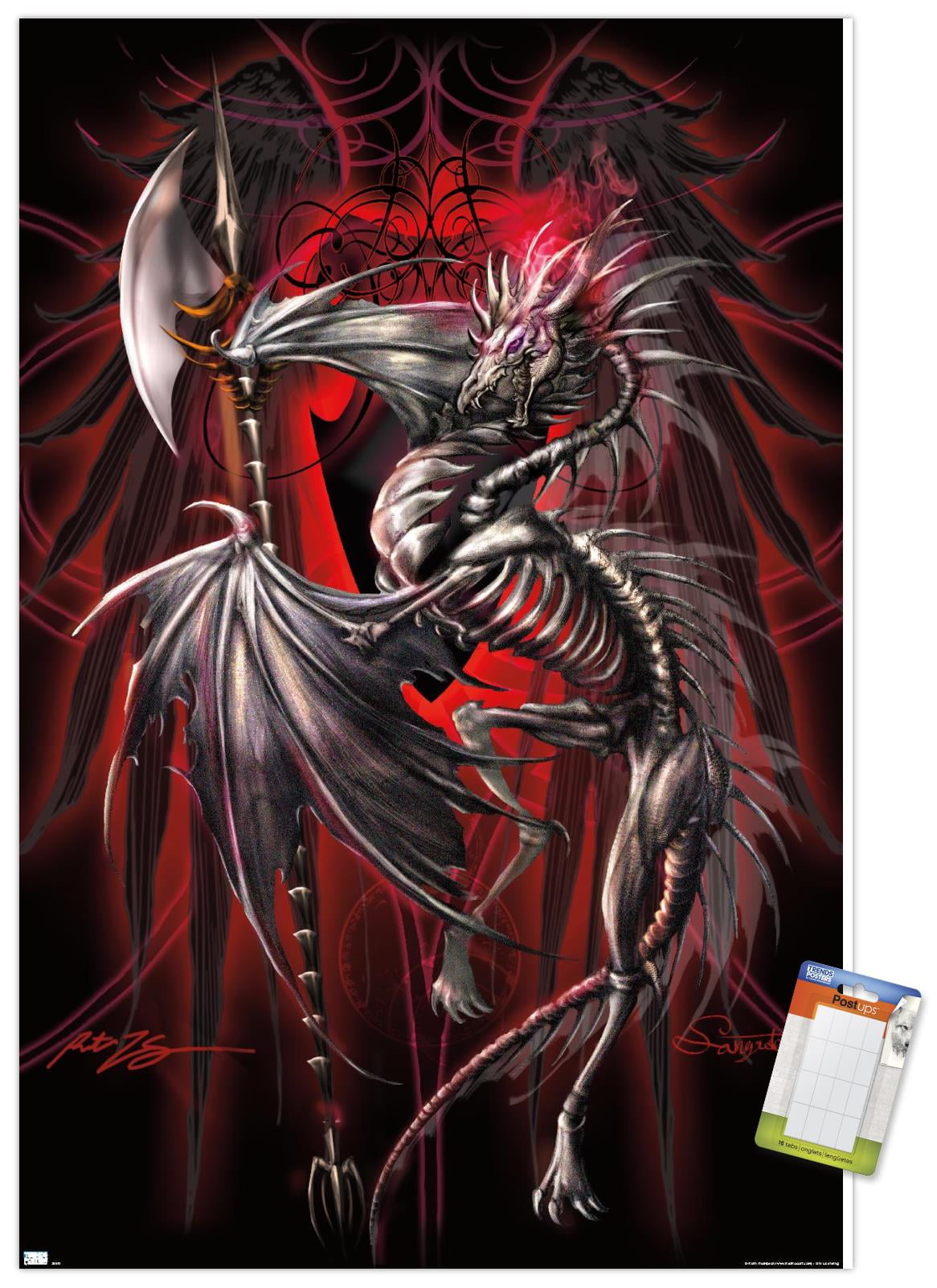 Ruth Thompson - Dragonblade Lichblade Wall Poster, 14.725" x 22.375"