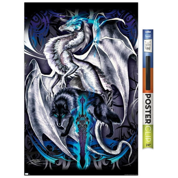 Ruth Thompson - Dragonblade Omegablade Wall Poster, 22.375" x 34"