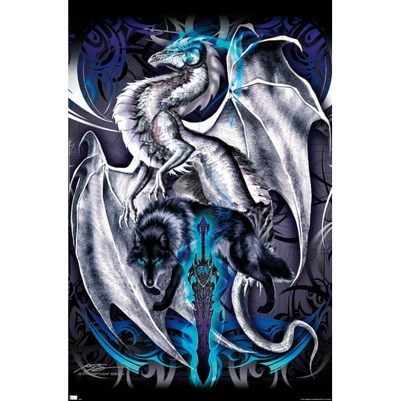 Ruth Thompson - Dragonblade Omegablade Wall Poster, 22.375" x 34"