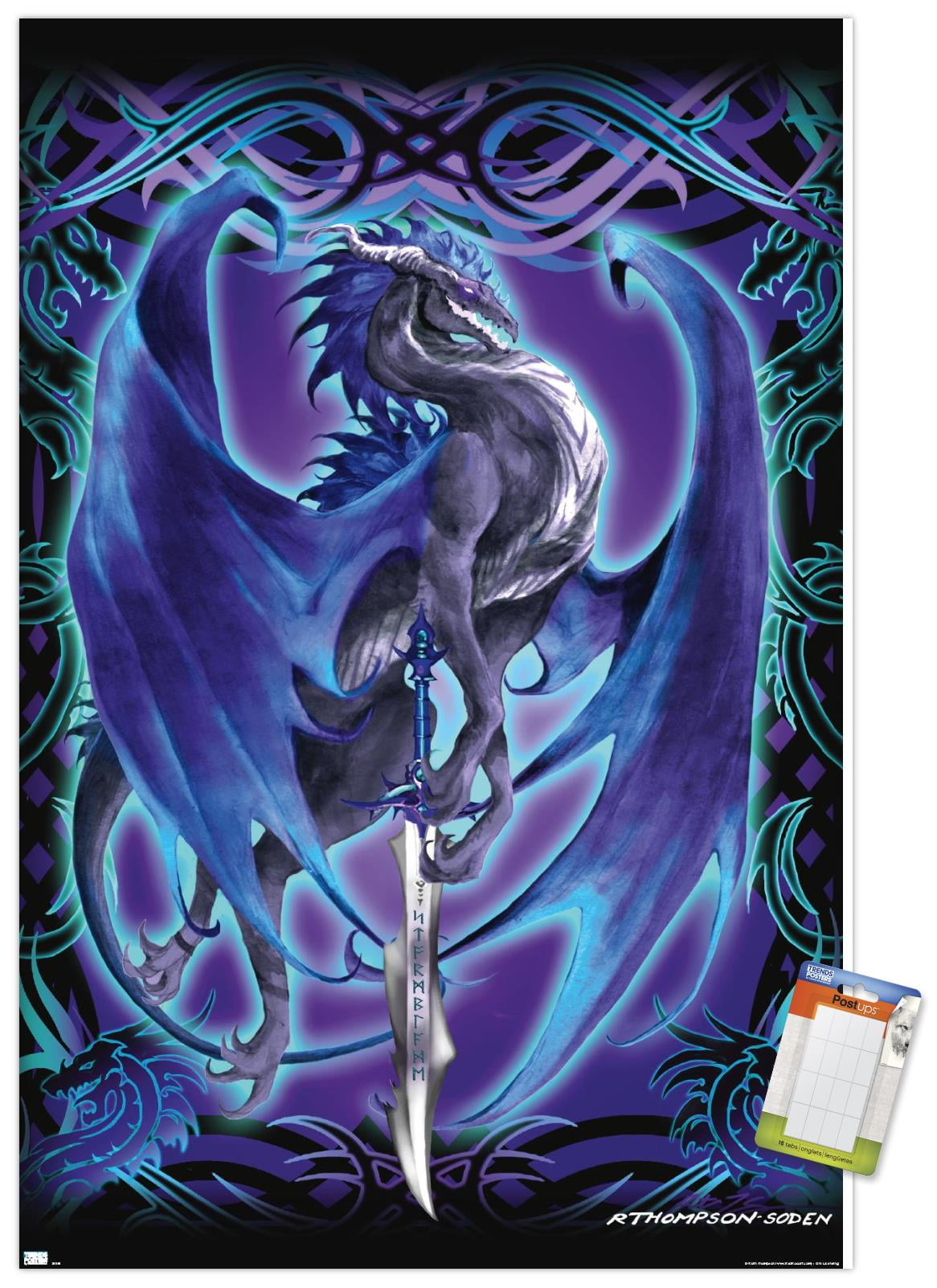 Ruth Thompson - Dragonblade Stormblade Wall Poster, 22.375" x 34"