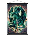 thumbnail image 1 of Ruth Thompson - Dragonblade Terrablade Wall Poster with Wooden Magnetic Frame, 22.375" x 34", 1 of 3