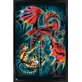 thumbnail image 1 of Ruth Thompson - Dragonblade Tigerblade Wall Poster, 14.725" x 22.375", Framed, 1 of 3