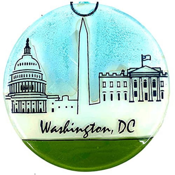 Ruth's Ethical Goods Washington DC Ornament - Art Glass Light Catcher