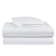 Ruthy's Textile Queen 500 Thread Count Cotton bed sheets set Hotel Luxury- Extra Soft -Easy Fit Light Green
