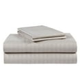 thumbnail image 1 of Ruthy's Textile Queen 500 Thread Count Cotton bed sheets set Hotel Luxury- Extra Soft -Easy Fit Silver/Grey, 1 of 1