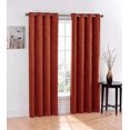 thumbnail image 1 of Ruthy's Textile Spice 2 X 54" X 84" Blackout Room Darkening Thermal Insulated Curtain Grommet Panels for Bedroom - Energy Efficient, Complete Darkness, Noise Reducing, 1 of 3