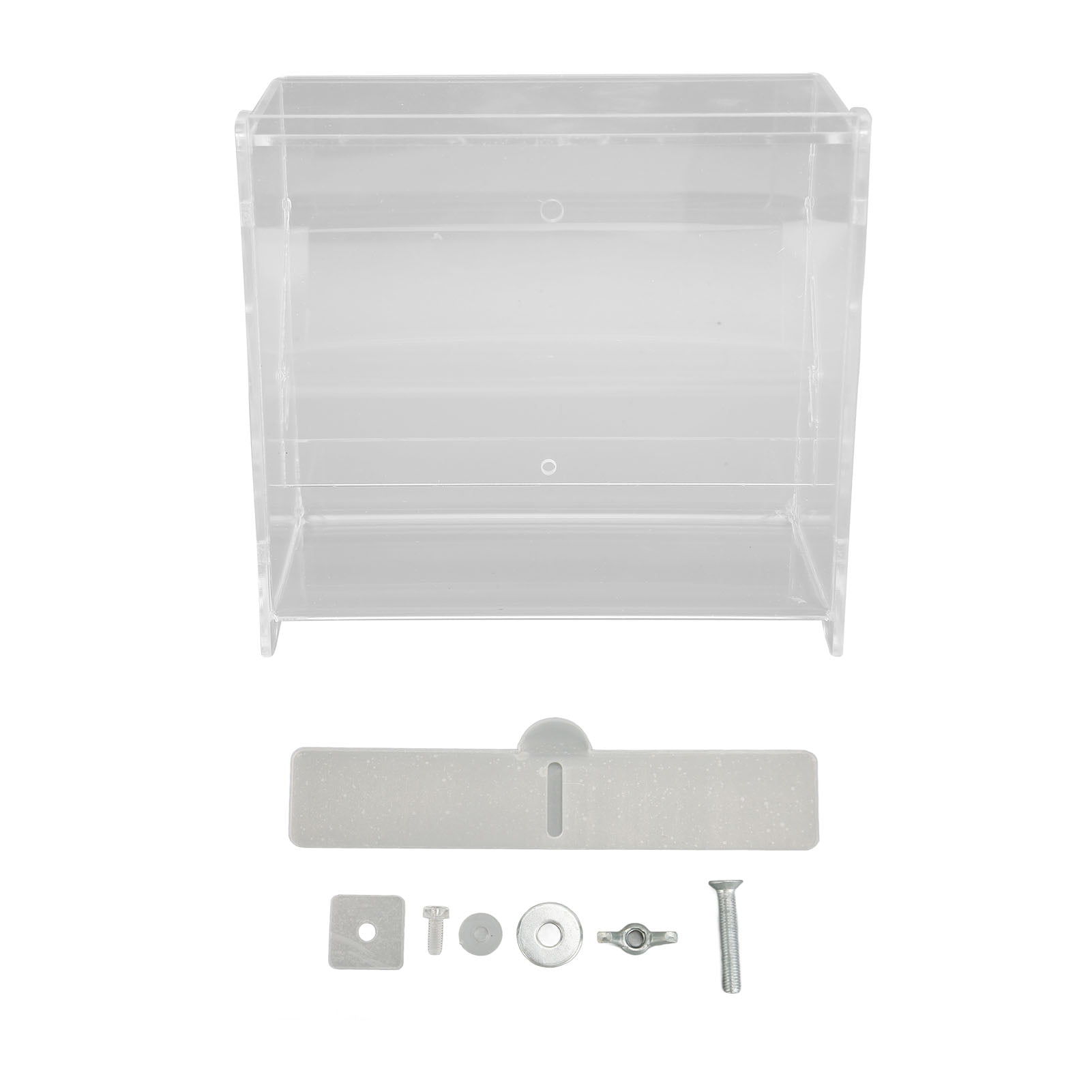 Rutin Chicken Feeder Automatic Clear Acrylic Bird Cage Feeder for Small Animal Feeding Supplies