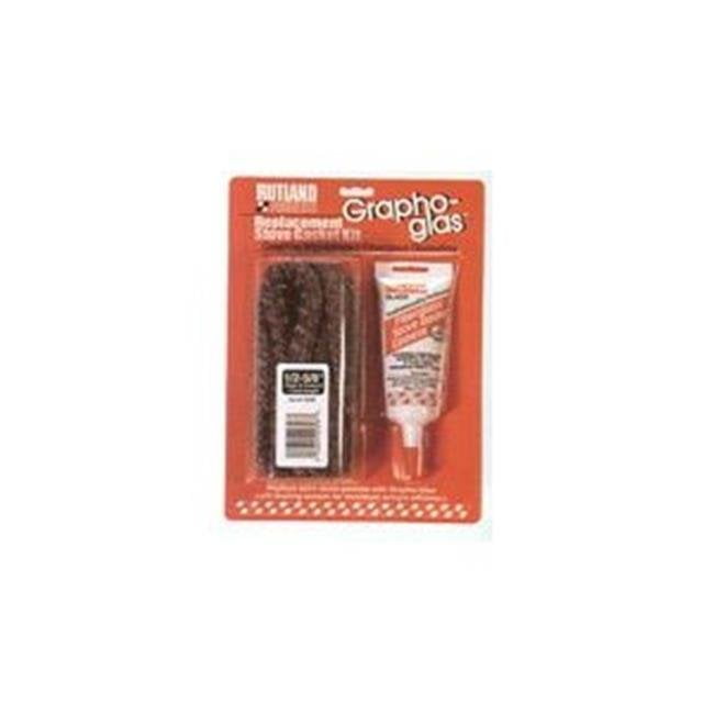 Rutland 96N6 GraphoGlas Replacement Fiberglass Stove Gasket Kit 7' x
