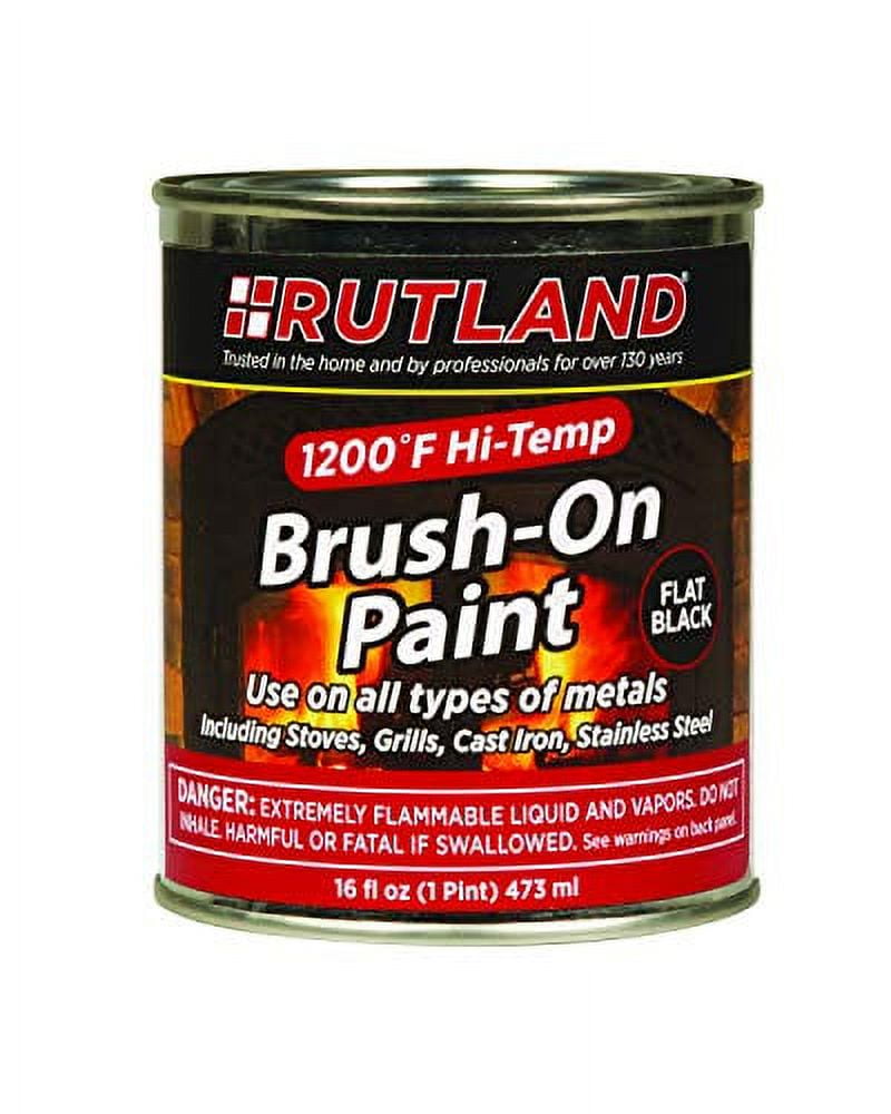  Stove Bright High Temp Spray Paint, Satin, Up To 1200 Degrees,  12 Ounce (Pack of 1), 1990 - Satin Black : Tools & Home Improvement