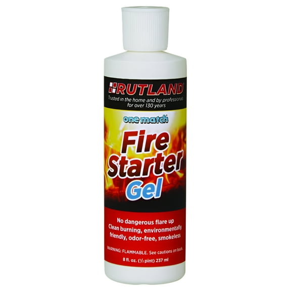 Rutland Products 8 Oz One Match Gelled Fire Starter (Model # 48)