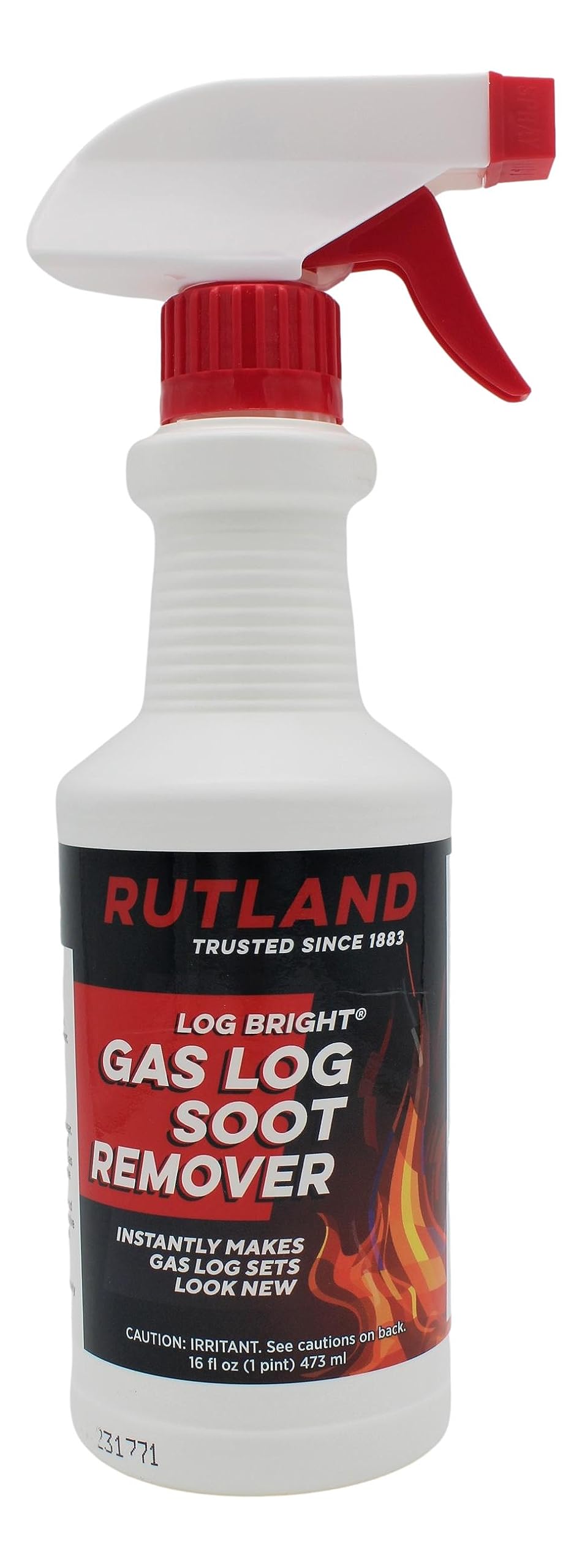 Rutland Products Rutland 5706 Bright Gas Log Soot Remover, 16 Fluid