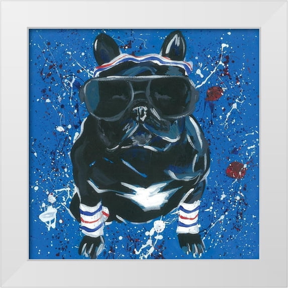 Rutledge, Jennifer 12x12 White Modern Wood Framed Museum Art Print Titled - Dapper Animal III