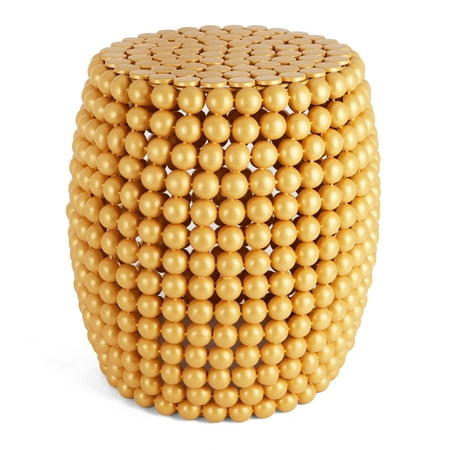Rutledge & King Metal Stool - Gold Metal Side Table - Richmond