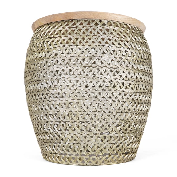 Rutledge & King Metal Stool - Metal Side Table - Monterey