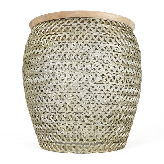 Rutledge & King Metal Stool - Metal Side Table - Monterey