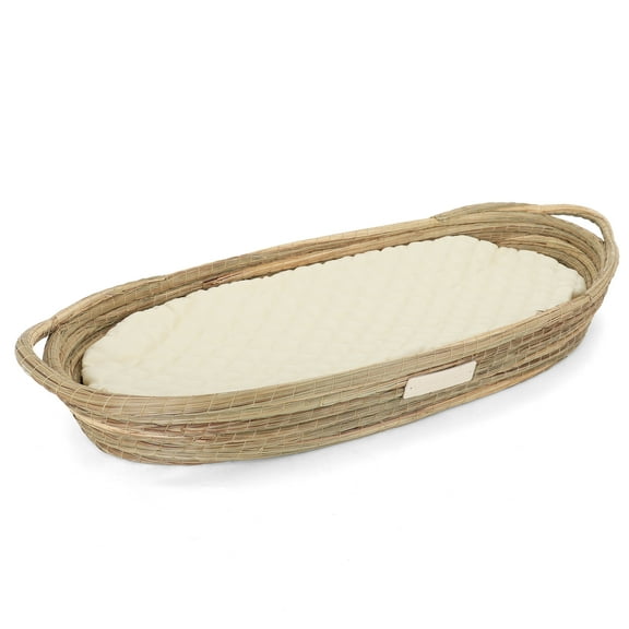 Rutledge & King Rattan Dog Bed - Pet Bed - Dog Beds & Furniture (Natural)