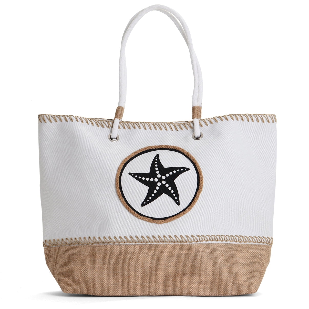 Rutledge King Large Beach Tote Bag Starfish 1 Pack Walmart