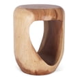 thumbnail image 1 of Rutledge & King Suar Wood Hand Carved End Table - Naples, 1 of 4