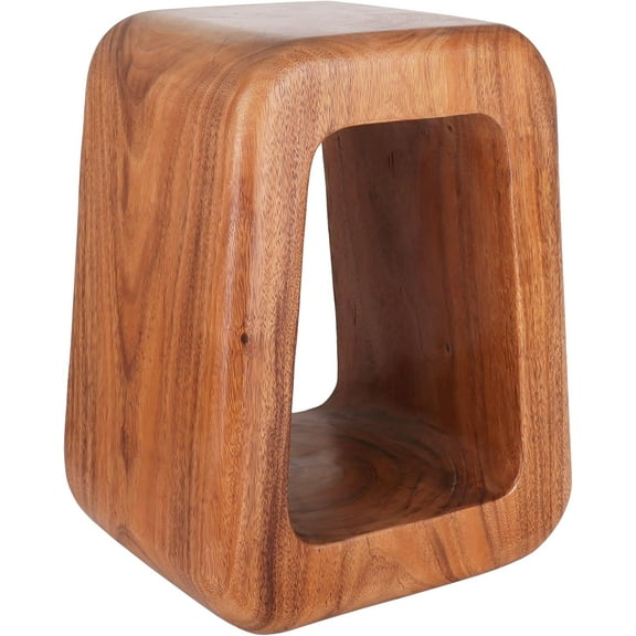 Rutledge & King Wooden End Table - Unique Wooden Side Table - Mid Century Side Table - Saur Wood Side Table - Small Accent Table - Mid Century Modern Side Table