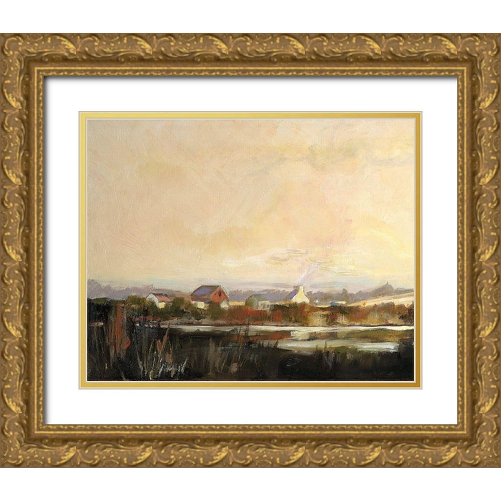 Rutledge, Silvia 14x12 Gold Ornate Wood Framed with Double Matting ...