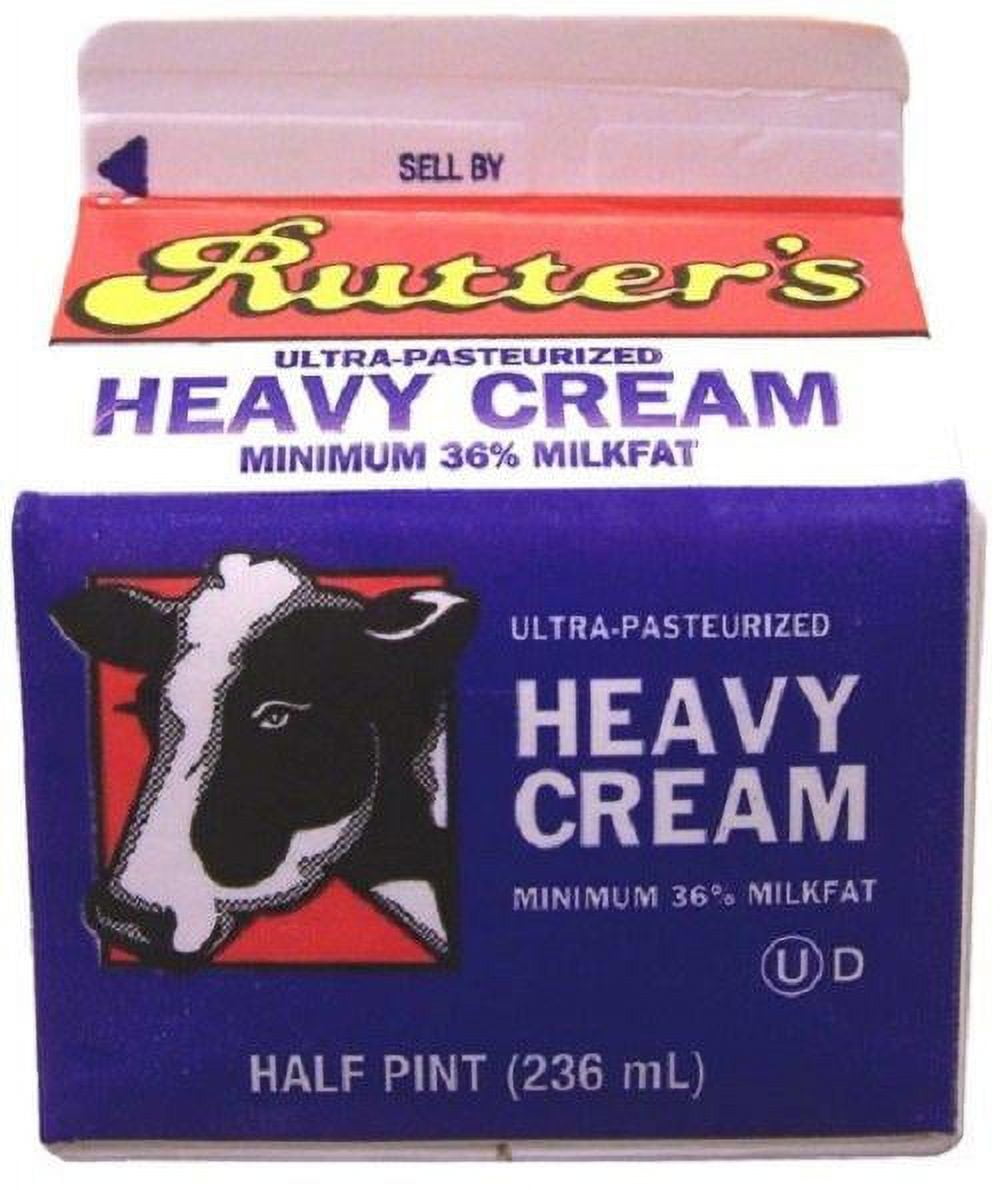 Rutter's UltraPasteurized Heavy Cream, 8 Oz.