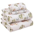 thumbnail image 1 of RUVANTI 100% Cotton Sheets – Queen Size Percale Bedding, Cooling & Breathable Floral Design, Durable with a Crisp, Soft & Comfortable Feel, 16" Deep Pocket, 4-Piece Set, Floral Bliss, 1 of 8