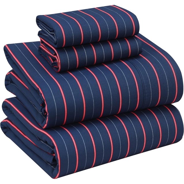 Ruvanti 100 Cotton Sheets Crispy Cooling Percale Sheets Breathable