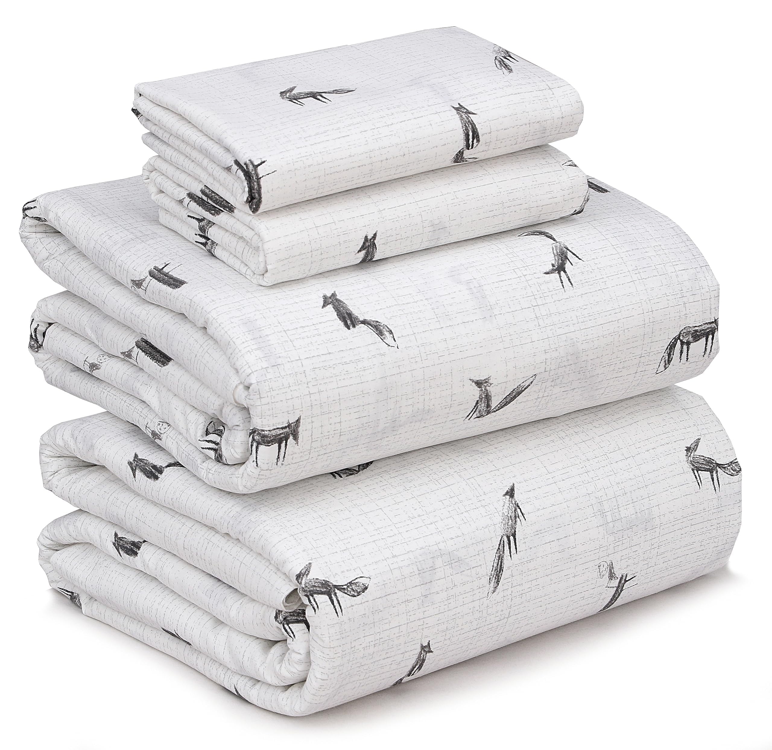 Ruvanti 100 Cotton Sheets Crispy Cooling Percale Sheets Breathable