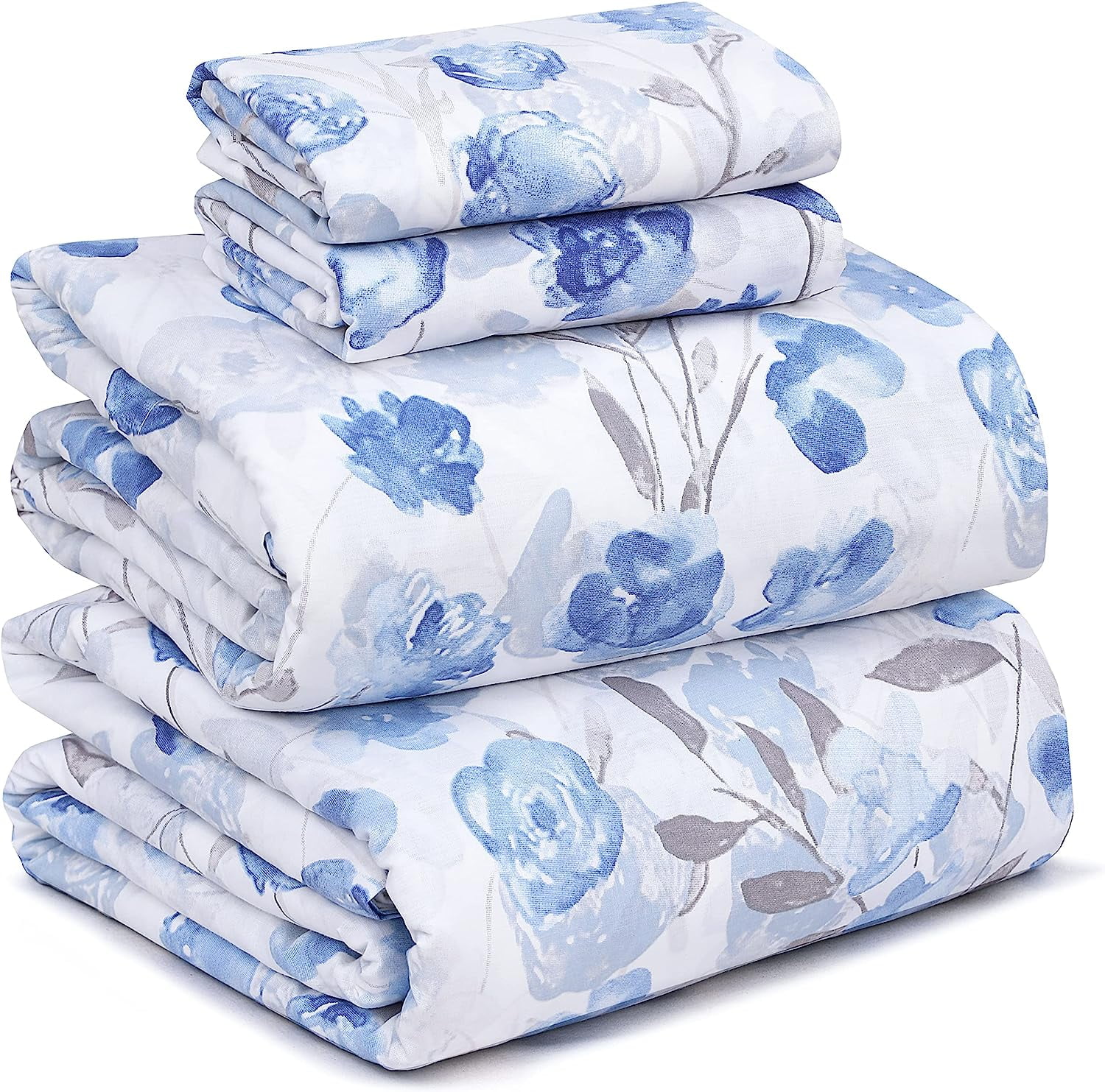 Ruvanti 100 Cotton Sheets Crispy Cooling Percale Sheets Breathable