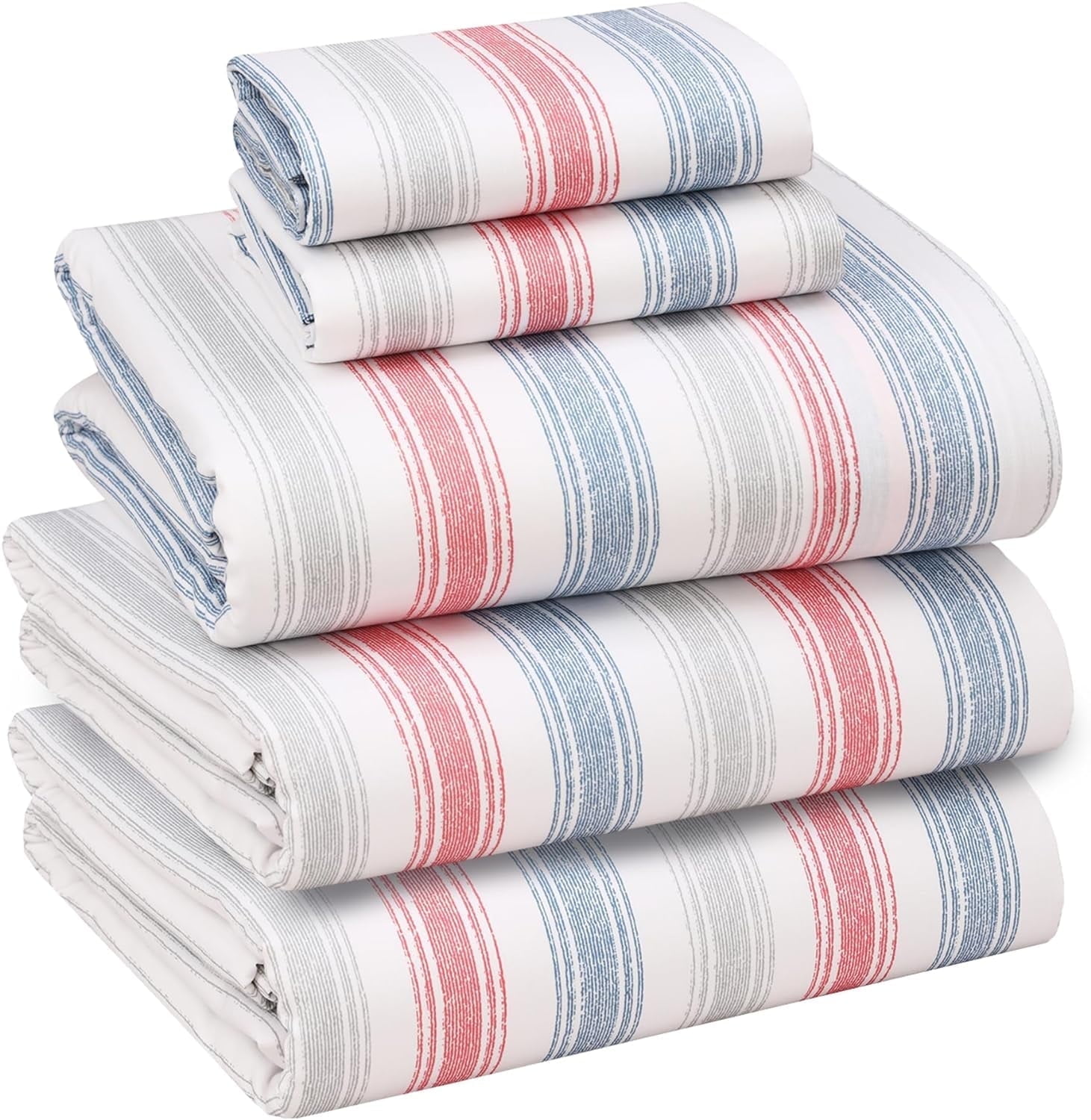 Ruvanti 100 Cotton Sheets Crispy Cooling Percale Sheets Breathable