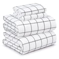 thumbnail image 1 of RUVANTI 100% Cotton Sheets for Queen Size Bed - Crispy Cooling Percale Sheets - Breathable & Durable Queen Sheet Set - 16 Inches Deep Pocket Queen Size Sheets - Big Box - 4 Pieces, 1 of 10