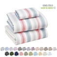 thumbnail image 1 of Ruvanti 100% Cotton Sheets - Crispy Cooling Percale Sheets - Breathable & Durable Twin Sheet Set - Deep Pocket Twin Size Sheets - Nautical - Navy – Moisture Wicking Bed Sheets - 3 Pieces, 1 of 9