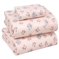 thumbnail image 1 of RUVANTI 100% Cotton Sheets – Twin XL Size Percale Bedding, Cooling & Breathable Floral Design, Durable with a Crisp, Soft & Comfortable Feel, 16" Deep Pocket, 3-Piece Set, Spring On, 1 of 10