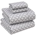 thumbnail image 1 of RUVANTI 100% Cotton Sheets – Full Size Percale Bedding, Cooling & Breathable Floral Design, Durable with a Crisp, Soft & Comfortable Feel, 16" Deep Pocket, 4-Piece Set, Idiomatic Expression, 1 of 7
