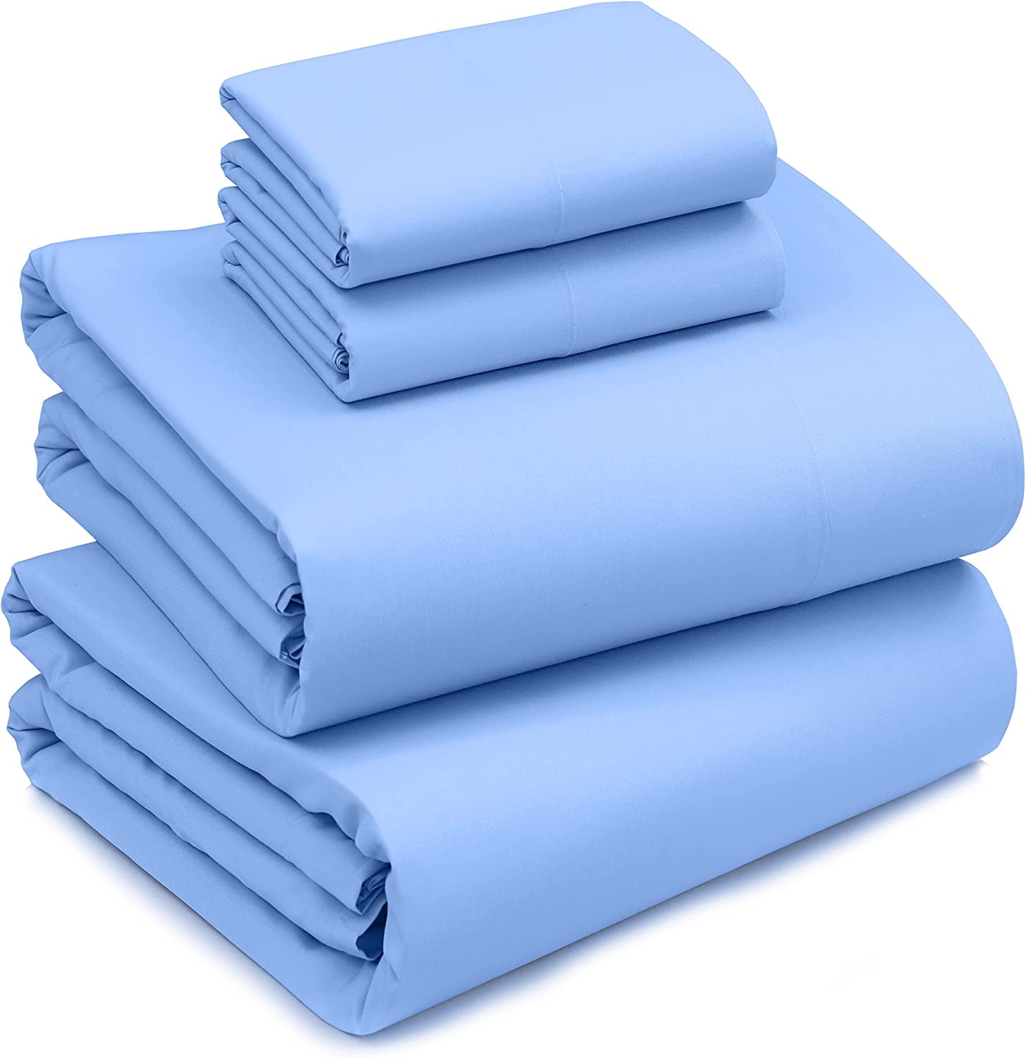 Ruvanti 100 Cotton Sheets Soft & Breathable Twin Sheet Set Deep