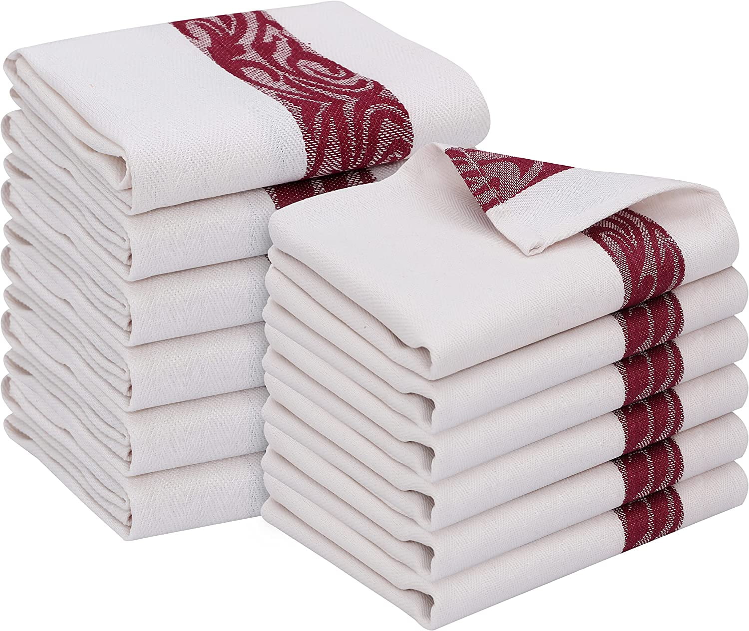 Reusable PaperLESS Tea Towels 1 Ply 12-12x15 Cleaning Dishcloths