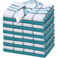 thumbnail image 1 of Ruvanti 12 Pcs 100% Cotton 15x25 Kitchen Towels, Dish Towel for Kitchen, Soft, Washable Dish Cloths, Super Absorbent Terry Tea Towels Linen Dishcloth for Quick Drying, Cleaning, Dish Rags, Teal-White, 1 of 9