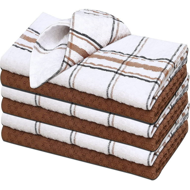 1/3Pcs 100% Cotton Dish Towels for Kitchen,Soft Terry Dish Cloths