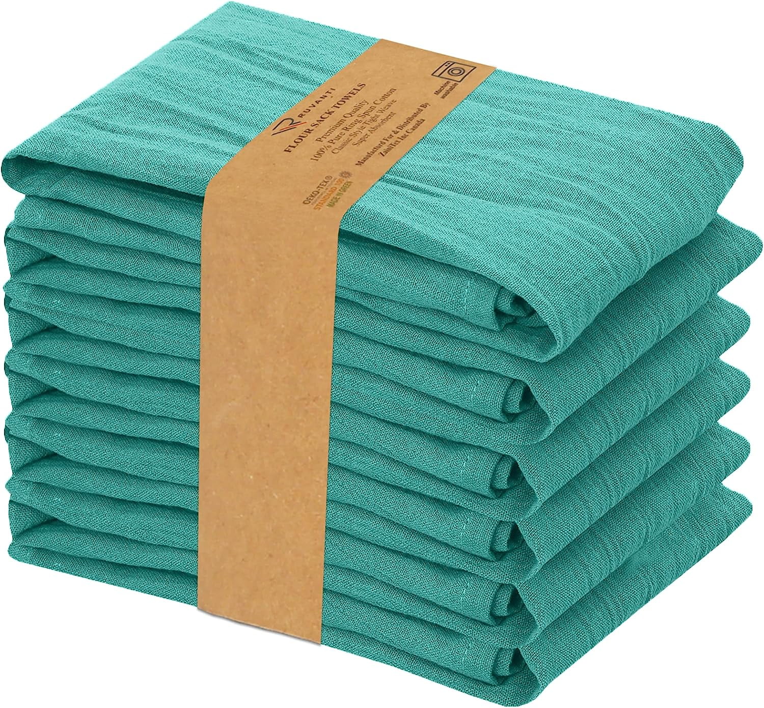 https://i5.walmartimages.com/seo/Ruvanti-6-Pack-Flour-Sack-Towels-28x28-inch-100-Ring-Spun-Cotton-Tea-Towels-Machine-Washable-Highly-Absorbent-Perfect-Dish-Drying-Cleaning-Turquoise_79978ebe-b691-491d-85ec-4e7015d91141.7d35d254babeb85b793101c1b6df8da8.jpeg